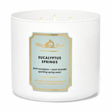 Ароматическая свеча Bath & Body Works White Barn Eucalyptus Springs Scented Candle, 411 г Ароматическая свеча Bath & Body Works White Barn Eucalyptus Springs Scented Candle, 411 г