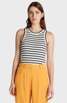 Женская майка в полоску STRIPED Разноцветный XS Gant 4200853