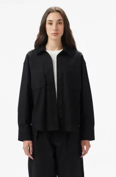 Женская черная рубашка Черный 34 Lacoste CF2605031