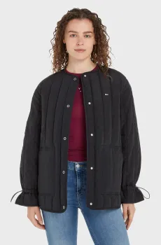 Женская темно-синяя куртка TJW VERTICAL QUILT LINER Синий M Tommy Jeans DW0DW18304