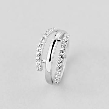 Серебряное кольцо Minimal 1241p-18 18 Серебряное кольцо Minimal 1241p-18 18