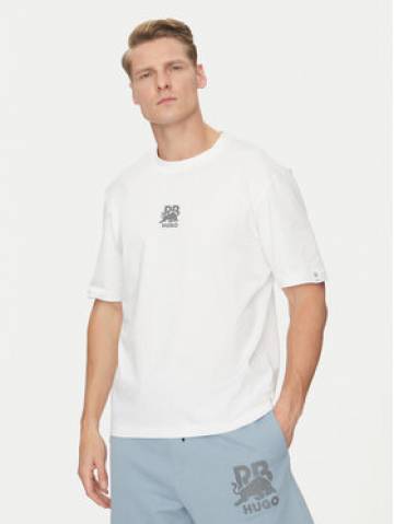 HUGO Футболка Deckies_RB 50542766 Білий Regular Fit HUGO Футболка Deckies_RB 50542766 Білий Regular Fit