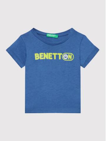 United Colors Of Benetton Футболка 3I1XG102N Голубий Regular Fit United Colors Of Benetton Футболка 3I1XG102N Голубий Regular Fit