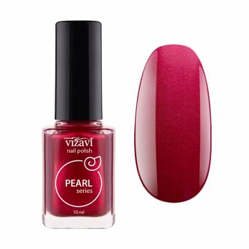 Лак для ногтей Vizavi Professional Pearl Series Nail Polish 24 Малиновый, 10 мл