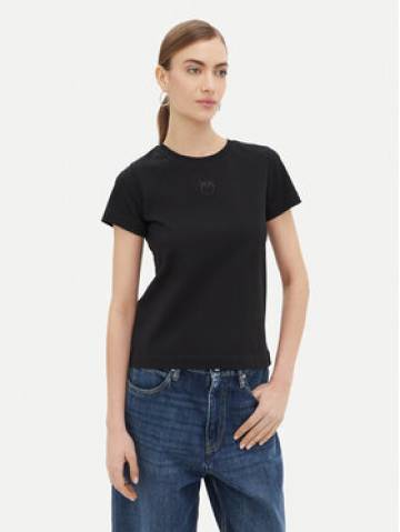 PINKO Футболка Bussolotto 100355 Чорний Regular Fit PINKO Футболка Bussolotto 100355 Чорний Regular Fit