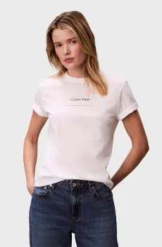 Женская белая футболка CLASSIC Белый XL Calvin Klein Jeans LV047C811G