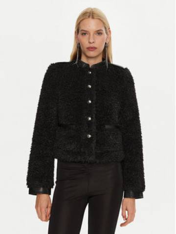 Patrizia Pepe Шуба 2O0142/E054-K103 Чорний Regular Fit Patrizia Pepe Шуба 2O0142/E054-K103 Чорний Regular Fit