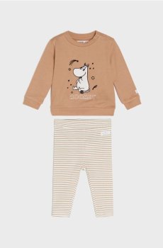 Трикотажний комплект The Moomins - бежевий