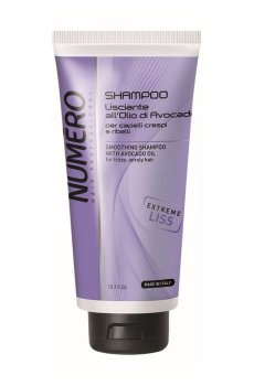 Уценка! Шампунь для разглаживания волос Brelil Numero Smoothing Shampoo с маслом авокадо, 300 мл