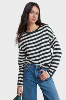 Женский лонгслив в полоску Разноцветный L SPRINGFIELD 6766048