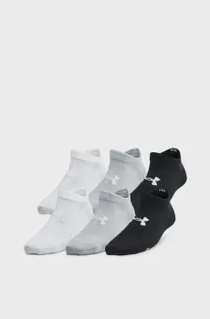 Детские носки (6 пар) UA Yth Essential No Show 6pk Разноцветный 27.5-31 Under Armour 1382610-004
