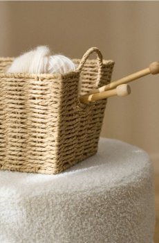 КОШИК ДЛЯ ЗБЕРІГАННЯ - бежевий