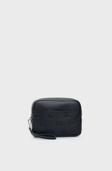 Мужской черный несессер AOP EMBOSS ZIP POUCH Черный ONESIZE Calvin Klein K50K512066