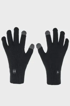 Женские черные перчатки UA Halftime Gloves Черный S-M Under Armour 1373158-002