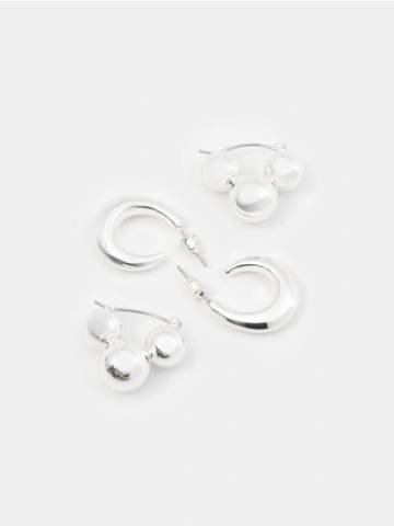Пусети 2 pack - срібний Пусети 2 pack - срібний