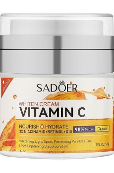 Осветляющий крем для лица Sadoer Vitamin C Whiten Cream, 50 г