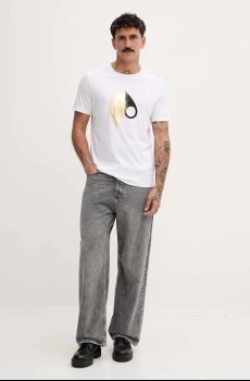 Хлопковая футболка MOOSE KNUCKLES Augstine