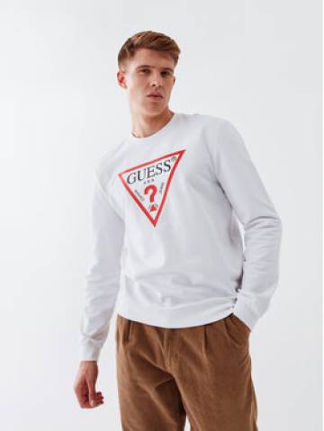Guess Світшот Audley M2YQ37 K6ZS1 Білий Slim Fit Guess Світшот Audley M2YQ37 K6ZS1 Білий Slim Fit