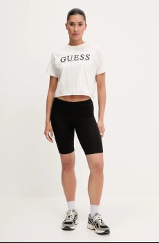 Хлопковая футболка Guess GENZIANA