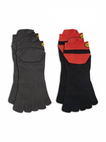 Vibram Fivefingers Набір 2 пар низьких шкарпеток unisex No Show S21N35P Сірий Vibram Fivefingers Набір 2 пар низьких шкарпеток unisex No Show S21N35P Сірий