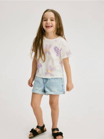 Reserved - GIRLS` T-SHIRT - різнобарвний - 7191G-MLC Reserved - GIRLS` T-SHIRT - різнобарвний - 7191G-MLC