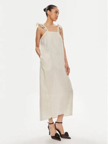Max Mara Leisure Повсякденна сукня Senna 2416221038 Écru Relaxed Fit Max Mara Leisure Повсякденна сукня Senna 2416221038 Écru Relaxed Fit
