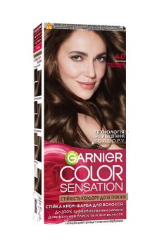 Стойкая крем-краска для волос Garnier Color Sensation 4.0 Каштановый перламутр, 110 мл