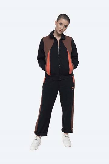 Кофта Wood Wood Evonn x Fila женская цвет чёрный узор 688378.B028-BLACK Кофта Wood Wood Evonn x Fila женская цвет чёрный узор 688378.B028-BLACK