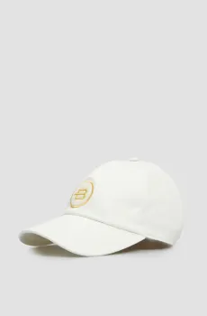 Женская белая кепка Белый S Baldinini L4E000XXCOTO;9015