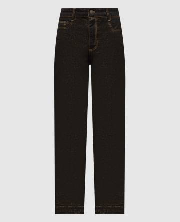 Черные джинсы Keats с люрексом