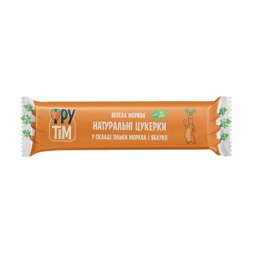 Натуральные конфеты Фрутiм Веселая морковь, 20 г Натуральные конфеты Фрутiм Веселая морковь, 20 г