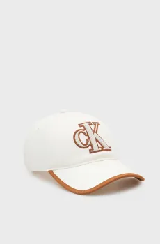 Женская белая кепка YOUNG Белый ONESIZE Calvin Klein LV04F5065G