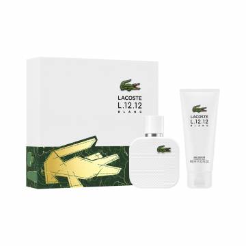 Парфюмированный набор мужской Lacoste L.12.12 Blanc (туалетная вода, 50 мл + гель для душа, 100 мл) Парфюмированный набор мужской Lacoste L.12.12 Blanc (туалетная вода, 50 мл + гель для душа, 100 мл)