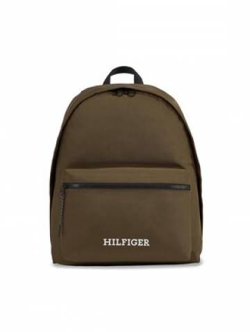 Tommy Hilfiger Рюкзак Th Monotype Dome Backpack AM0AM12112 Зелений Tommy Hilfiger Рюкзак Th Monotype Dome Backpack AM0AM12112 Зелений