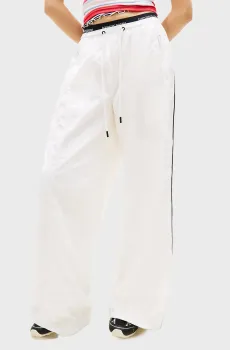 Женские белые спортивные брюки WAISTBAND Белый S Tommy Jeans DW0DW22289