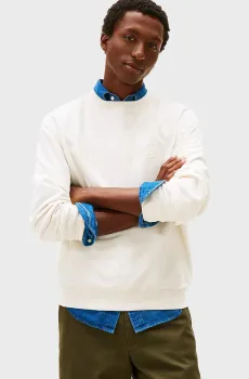 Мужской белый свитшот MEDIA GRAPHIC Белый S Tommy Hilfiger MW0MW41757