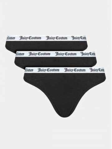 Juicy Couture Набір з 3 пар стрінгів Diana JCLTH224571 Чорний Juicy Couture Набір з 3 пар стрінгів Diana JCLTH224571 Чорний