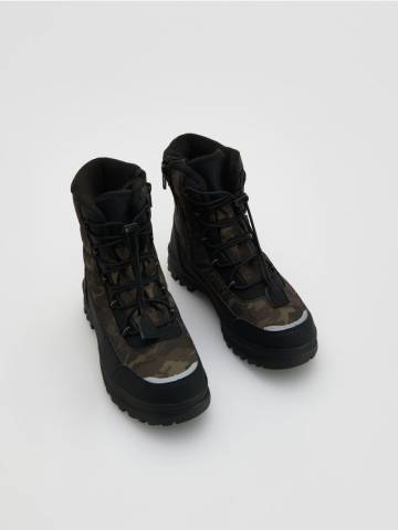 Reserved - Класичні черевики до кісточки - зелений - 650GO-87X