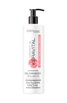 Мультифункциональная бальзам-маска FORTESSE KeraVital All-In-One Multi-Create Balm-Mask для всех типов волос, 400 мл