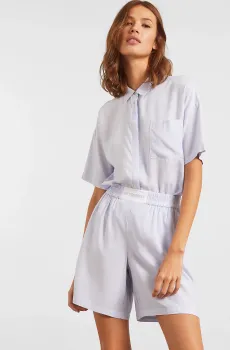 Женская голубая рубашка BAMBA Голубой L Etam 6526058