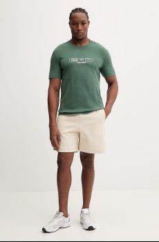 Хлопковая футболка EA7 Emporio Armani