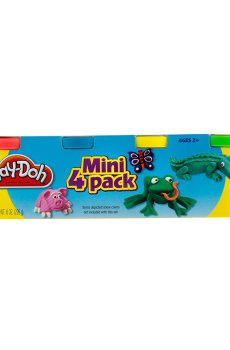 Детский пластилин Play-Doh 4 мини-баночки, от 2 лет (23241)