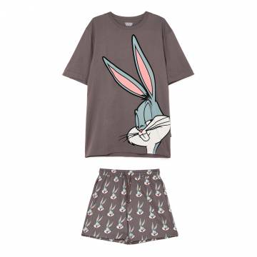 Cropp - Піжама з принтом Bugs Bunny - light grey Cropp - Піжама з принтом Bugs Bunny - light grey