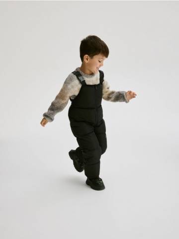 Reserved - BOYS` TROUSERS - чорний - 394BW-99X Reserved - BOYS` TROUSERS - чорний - 394BW-99X
