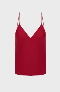 Женский бордовый топ RECYCLED CDC CAMI Бордовый 36 Calvin Klein K20K207583