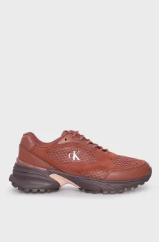 Женские коричневые кроссовки HIKE RUNNER Коричневый 38 Calvin Klein YW0YW01994