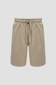 Мужские оливковые шорты с узором Оливковый XXL Guess M5GD56.KCS71;FJ8M