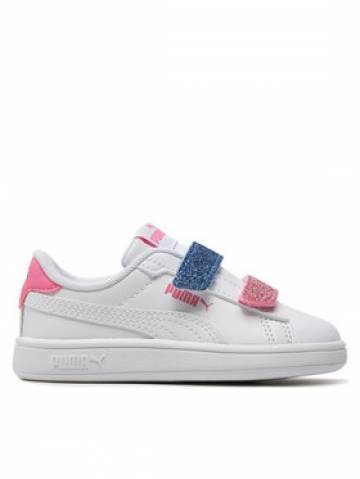 Puma Снікерcи Smash 3.0 L Glitter Velcro V Inf 395610-01 Білий Puma Снікерcи Smash 3.0 L Glitter Velcro V Inf 395610-01 Білий