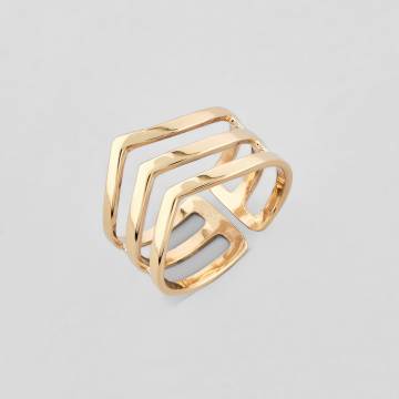 Серебряные кольца с позолотой Minimal К0038ж Серебряные кольца с позолотой Minimal К0038ж