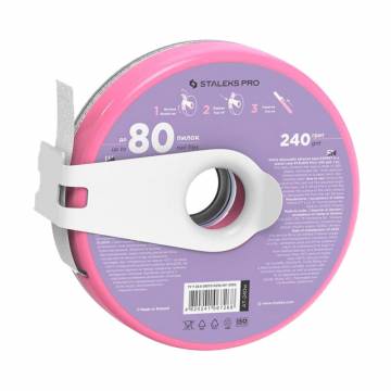 Сменный файл-лента Staleks PRO Expert в пластиковой катушке, белый, 240 грит, до 80 пилок (AT-240w) Сменный файл-лента Staleks PRO Expert в пластиковой катушке, белый, 240 грит, до 80 пилок (AT-240w)